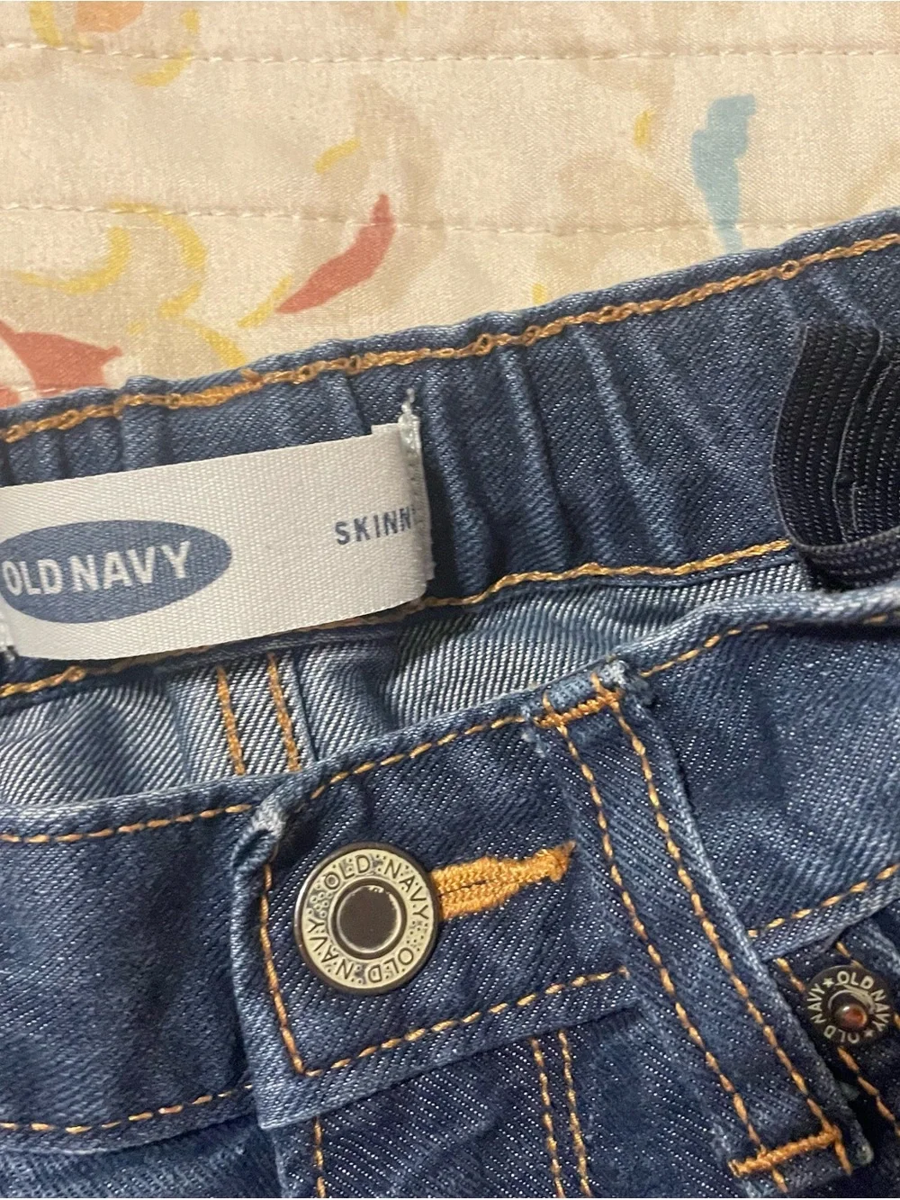 Girl’s size 8, Adjustable waist Jeans, 5 pair bundle
